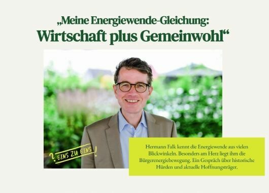 25 Jahre naturstrom - Interview mit Hermann Falk 25 Jahre naturstrom: Energiewende aus der Graswurzel (Interview)